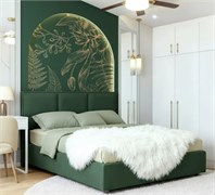 Кровать Аура+ПМ 140х200 Микрофибра Casanova Grass 1716001918