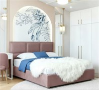Кровать Аура+ПМ 200х200 Микрофибра Casanova Lilac 1716002021