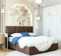 Кровать Аура+ПМ 200х200 Микрофибра Casanova Chocolate 1716002026