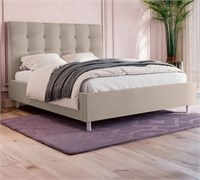 Кровать Кейли Нью без основания 90х200 Микровелюр Sky Velvet 08 Светло серый 1716001721