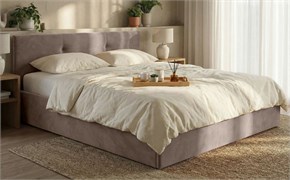 Кровать Иви+ПМ 160х200 Sky Velvet 17 Капучино 1bce33c9-55bc-11f1-0a80-09d20008f3fa
