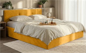 Кровать Иви+ПМ 90х200 Sky Velvet 30 Жёлтый 1f1abc49-5665-11f1-0a80-09d20015ea65