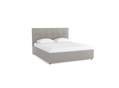 Кровать Greta без основания 140х200 Микрофибра, Dumont 24 Серый 1716001859