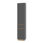 Шкаф стеллаж Багира ШК-16 дуб крафт золотой/графит 6736