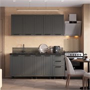 Кухня 1,8 м Селина графит нубук F242 7220