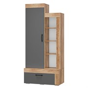Шкаф многофункциональный Прима ШК-18 дуб каньон/графит 5706
