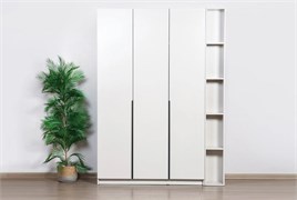 Рим 120 шкаф распашной 3Д+Сталлаж 01 Кашемир рим 120 шкаф распашной 3д 01 орех селект