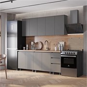 Кухня Честер 2,0 м Графит 6278